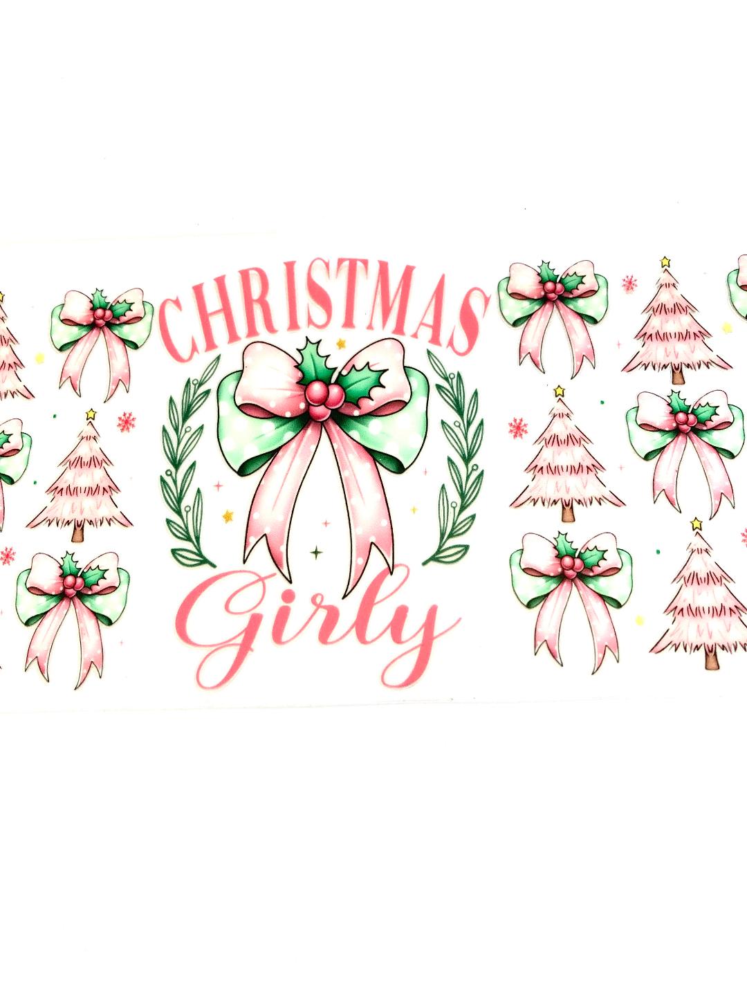 Christmas Girly Cup Wrap